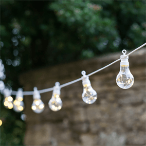 Garden Trading White Festoon Classic Lights 10 Bulbs